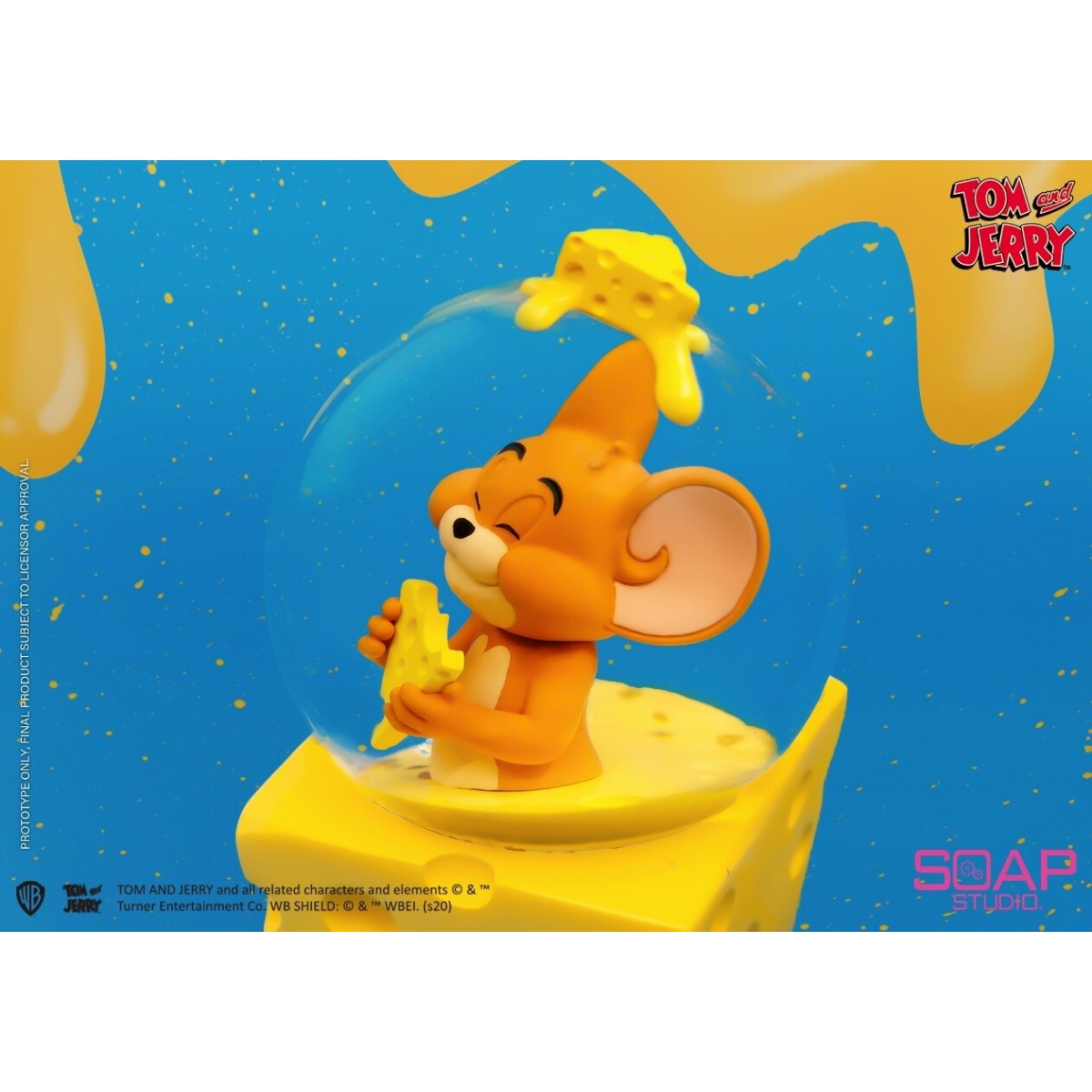 Soap Studios - Tom und Jerry - Jerry Cheese Schneekugel 