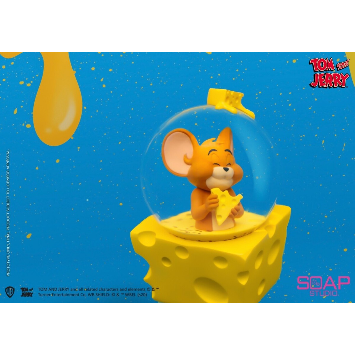 Soap Studios - Tom und Jerry - Jerry Cheese Schneekugel 