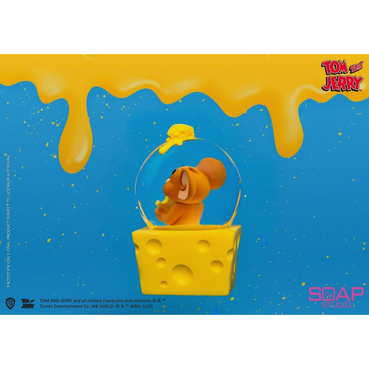 Soap Studios - Tom und Jerry - Jerry Cheese Schneekugel 