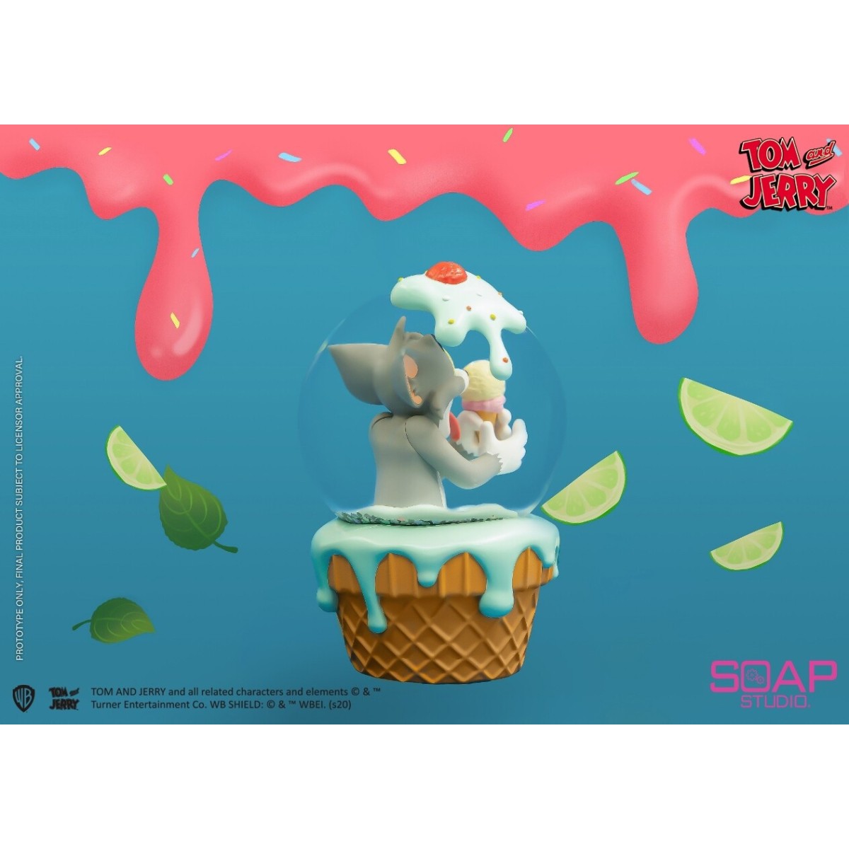 Soap Studios - Tom und Jerry - Tom Eiscreme-Schneekugel 