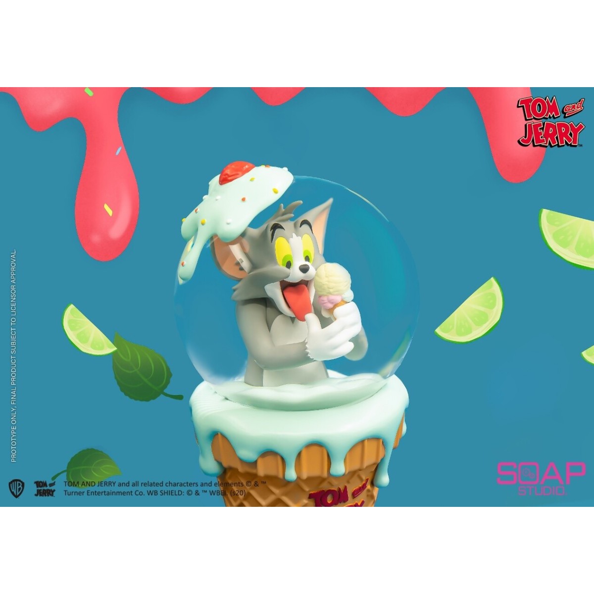 Soap Studios - Tom und Jerry - Tom Eiscreme-Schneekugel 