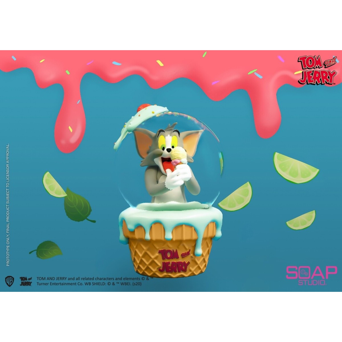 Soap Studios - Tom und Jerry - Tom Eiscreme-Schneekugel 