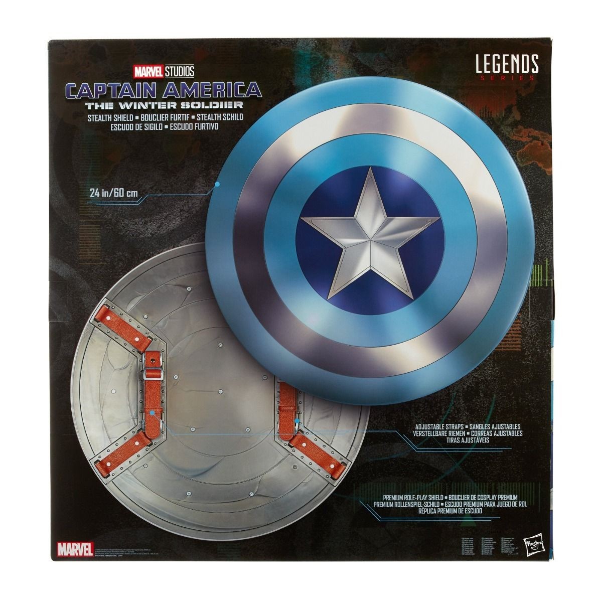 Hasbro - Replica Schild Captain America Stealth Shield 1/1 - Marvel Legends - The Winter Soldier