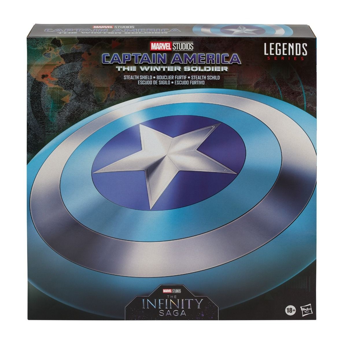 Hasbro - Replica Schild Captain America Stealth Shield 1/1 - Marvel Legends - The Winter Soldier