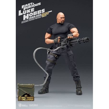 Beast Kingdom - Fast & Furious - Luke Hobbs Limited Edition - Dynamic Action Heroes Actionfigur 1/9