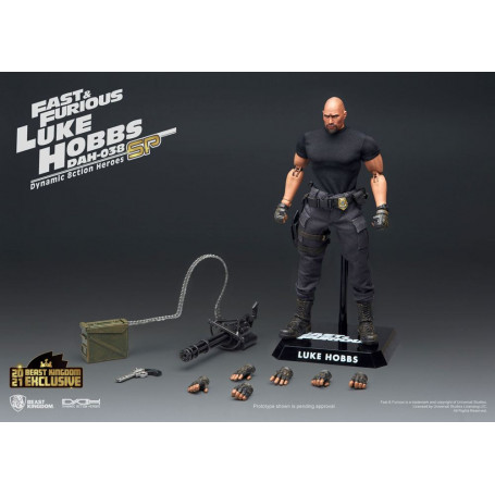 Beast Kingdom - Fast & Furious - Luke Hobbs Limited Edition - Dynamic Action Heroes Actionfigur 1/9