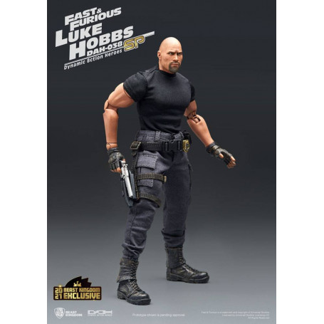 Beast Kingdom - Fast & Furious - Luke Hobbs Limited Edition - Dynamic Action Heroes Actionfigur 1/9