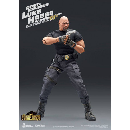 Beast Kingdom - Fast & Furious - Luke Hobbs Limited Edition - Dynamic Action Heroes Actionfigur 1/9