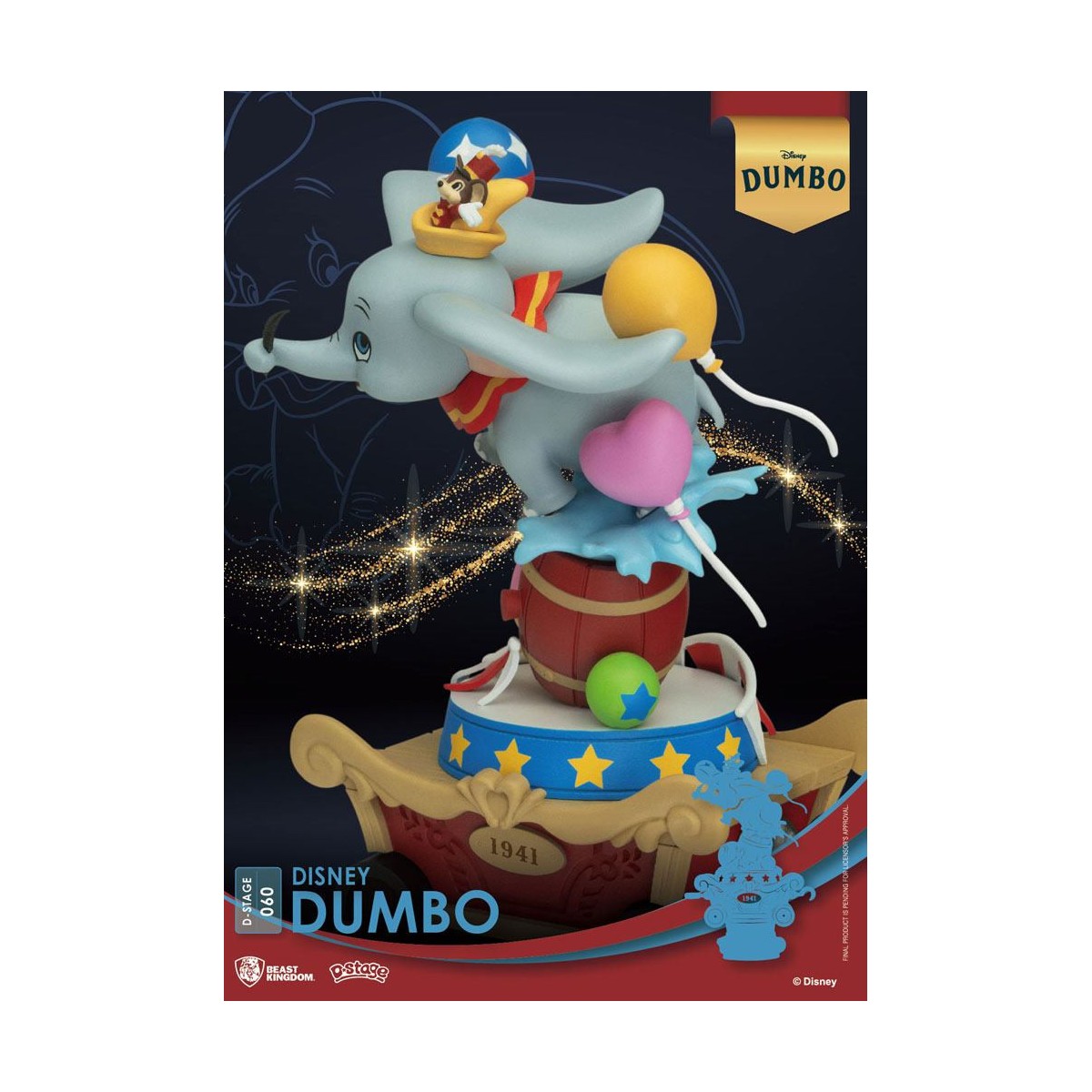 Beast Kingdom Disney Classic Animation Series Diorama Dumbo - PVC D-Stage