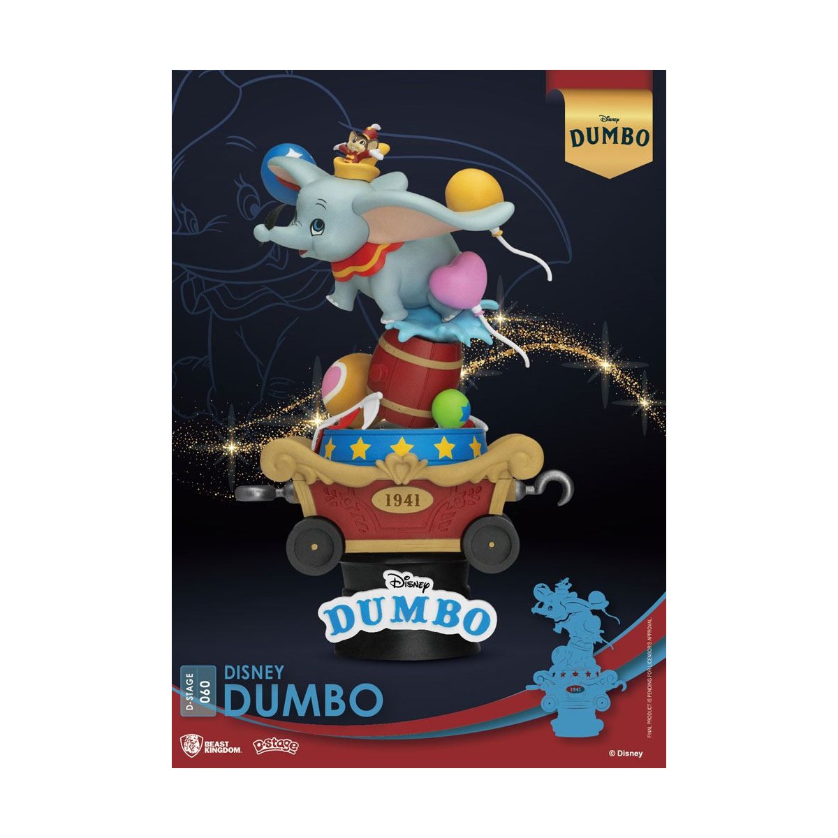 Beast Kingdom Disney Classic Animation Series Diorama Dumbo - PVC D-Stage