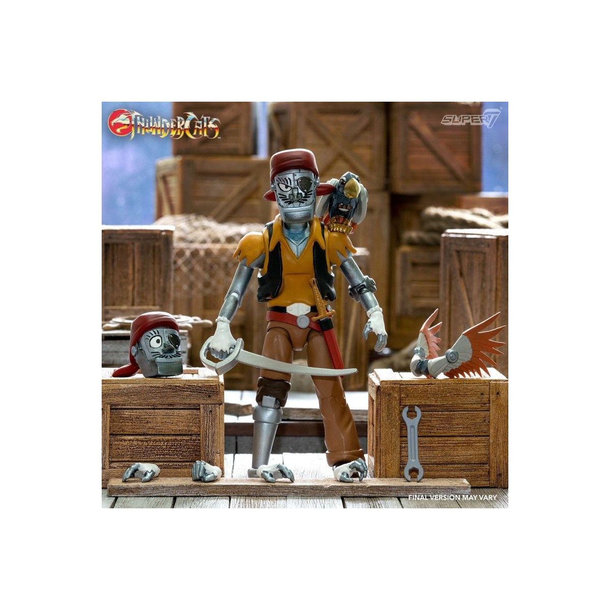Super 7 - Thundercats - Ultimates Captain Cracker the Robotic Pirate Scoundrel