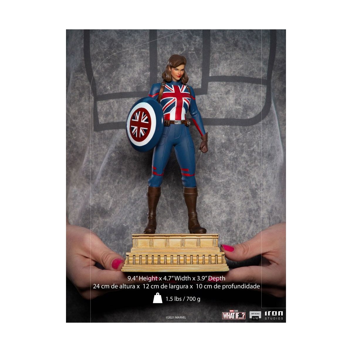 Iron Studios Marvel - What If...? Captain Carter Statuette 1/10 Art Scale