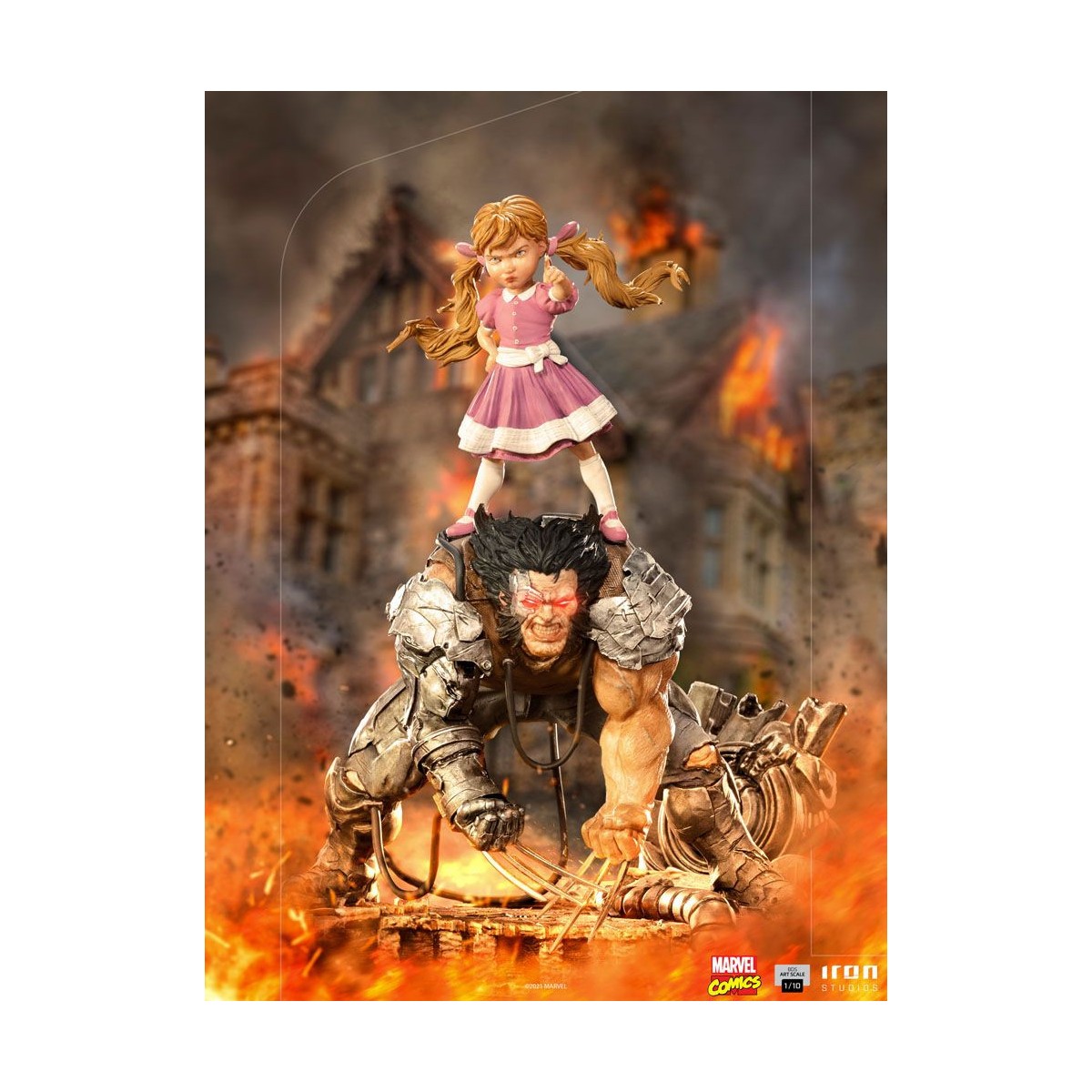 Iron Studios - X-Men Albert & Elsie-Dee - Marvel Comics Statuette 1/10 BDS Art Scale