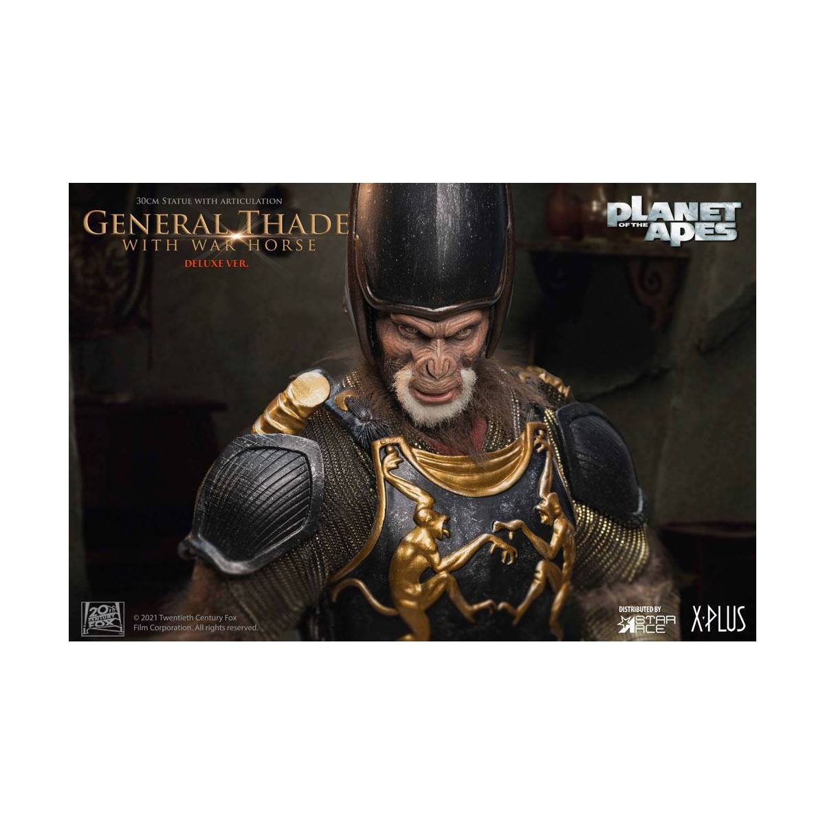 Star Ace - General Thade With War Horse - Planet der Affen (Tim Burton)