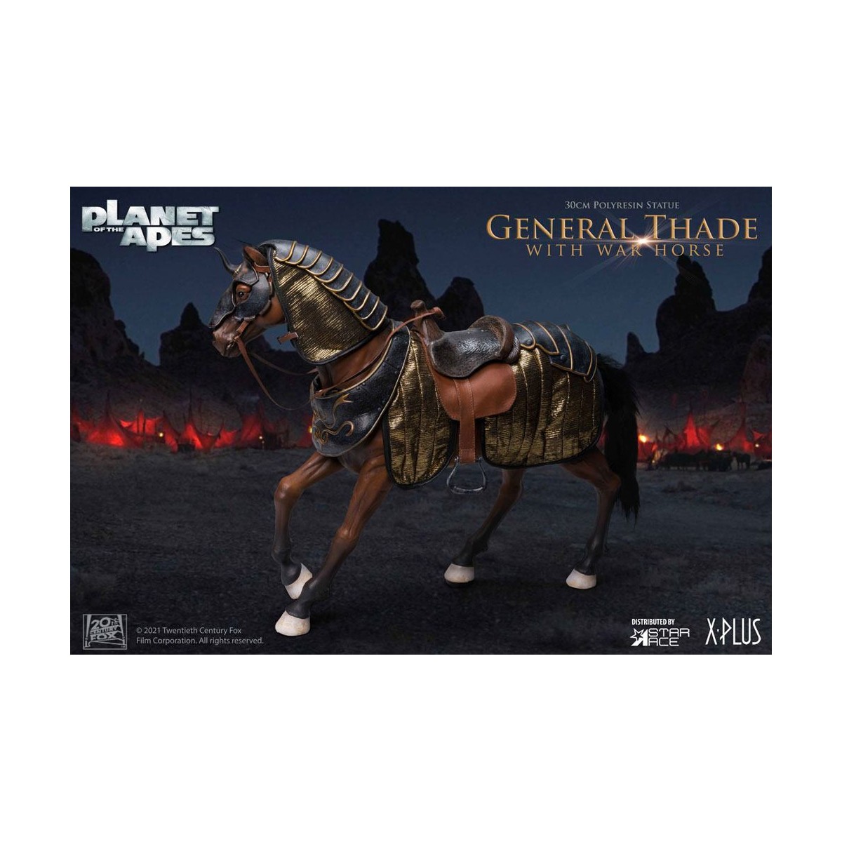 Star Ace - General Thade With War Horse - Planet der Affen (Tim Burton)