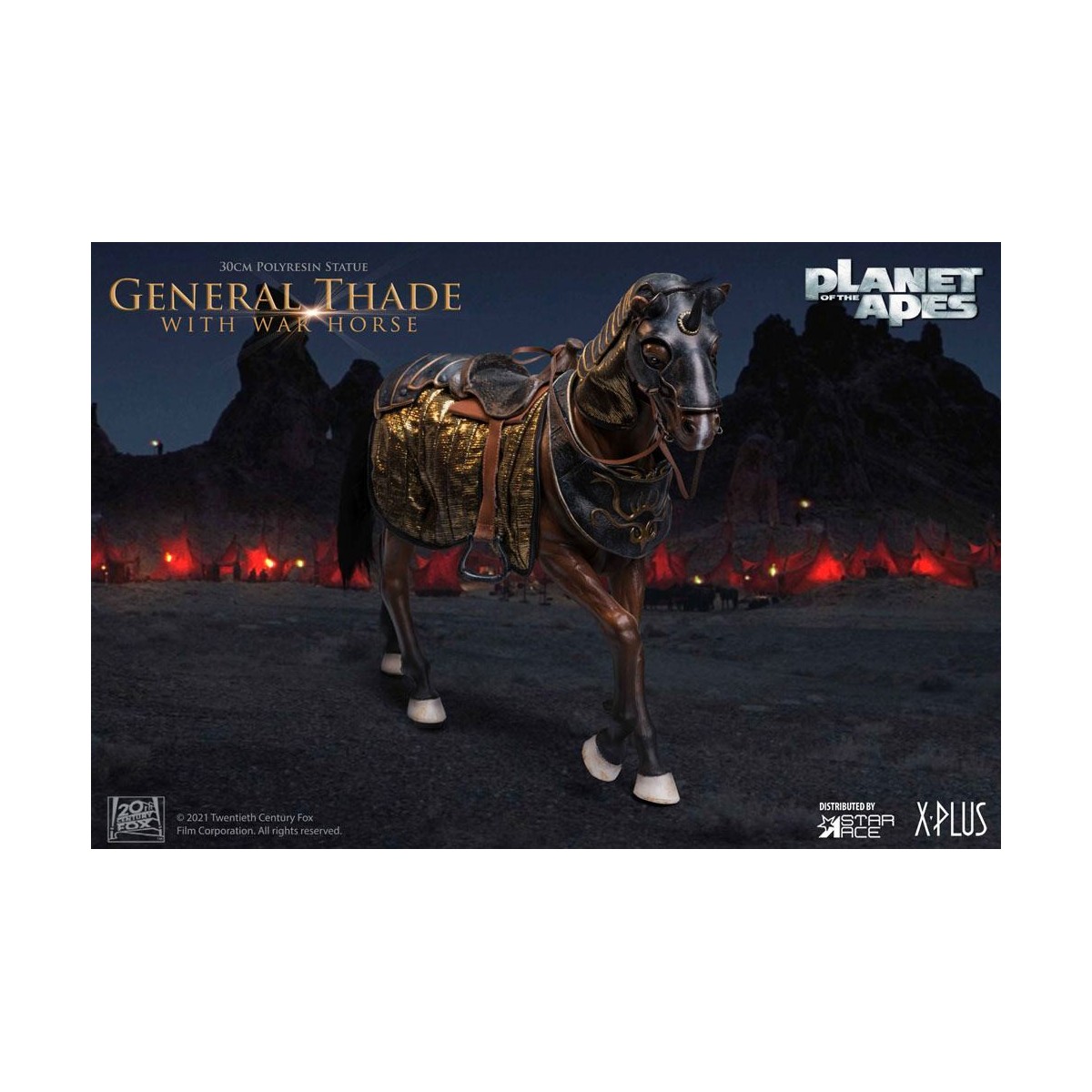 Star Ace - General Thade With War Horse - Planet der Affen (Tim Burton)
