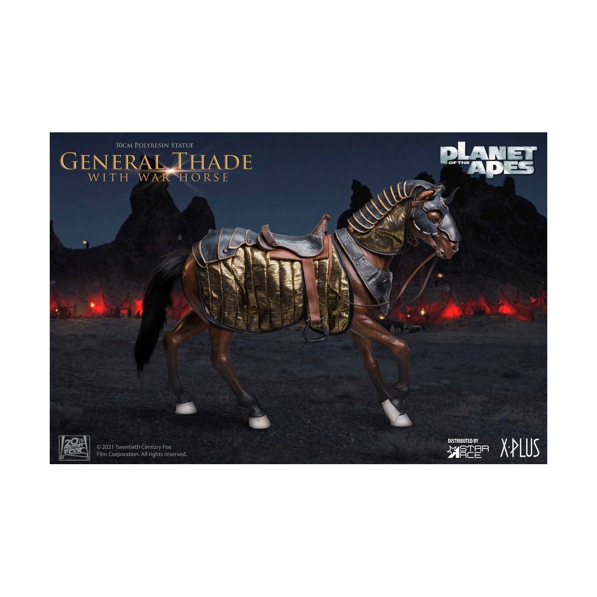 Star Ace - General Thade With War Horse - Planet der Affen (Tim Burton)