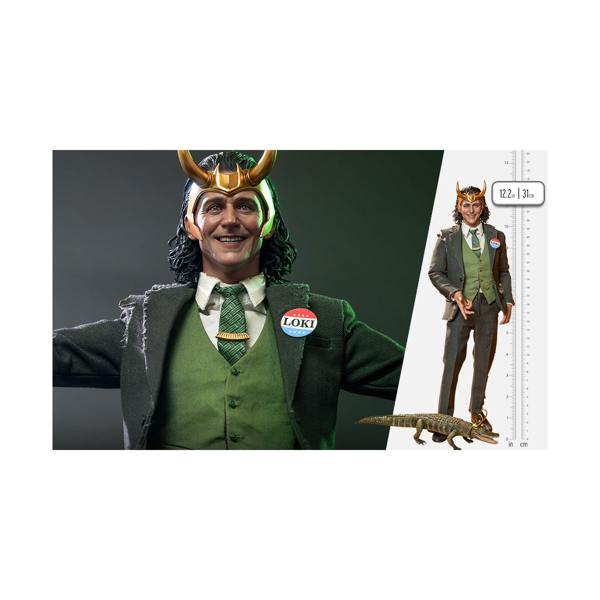 Hot toys TMS061 - Präsident LOKI 1/6 - Disney +