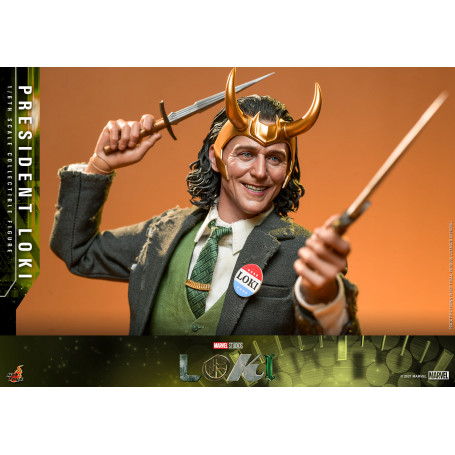 Hot toys TMS061 - Präsident LOKI 1/6 - Disney +