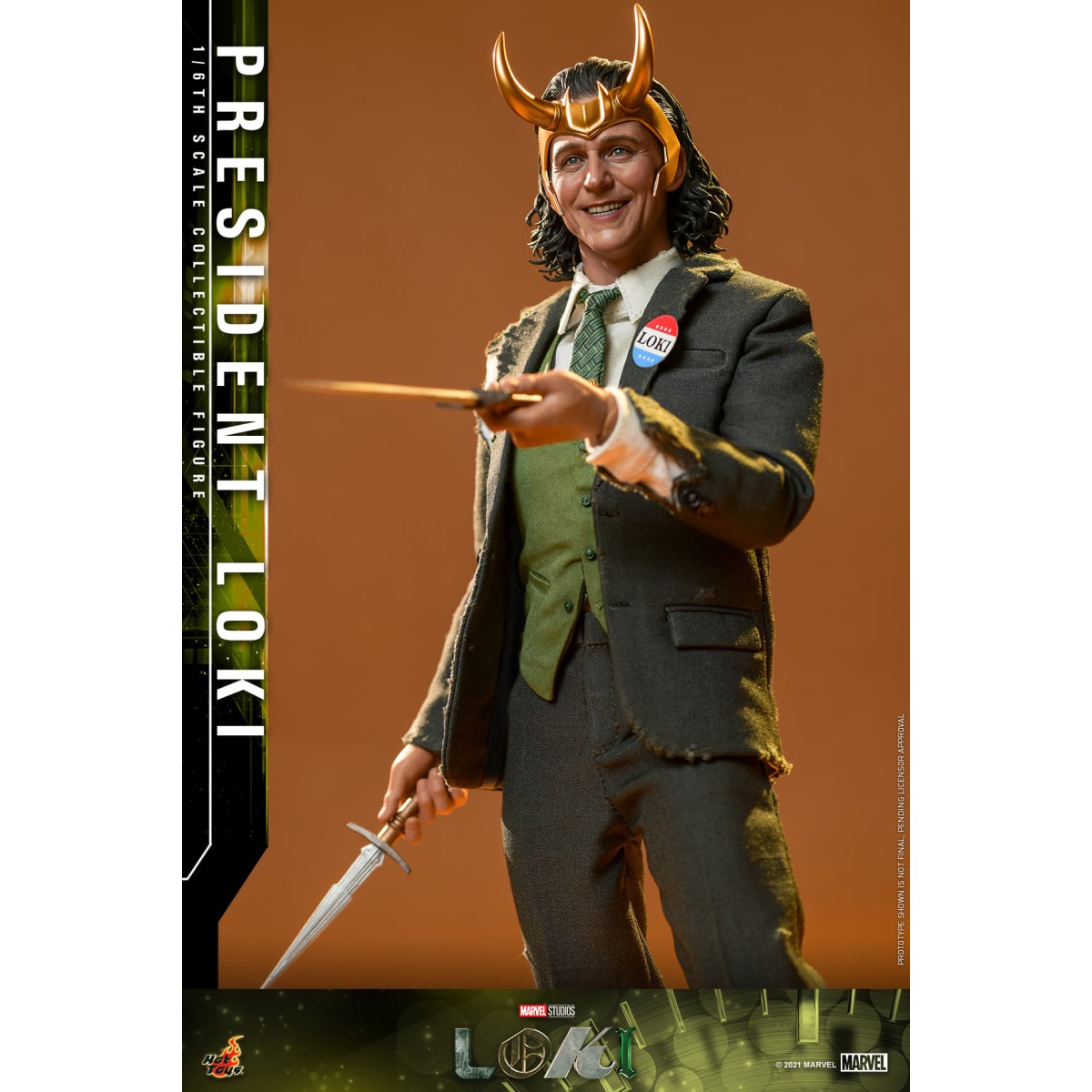 Hot toys TMS061 - Präsident LOKI 1/6 - Disney +