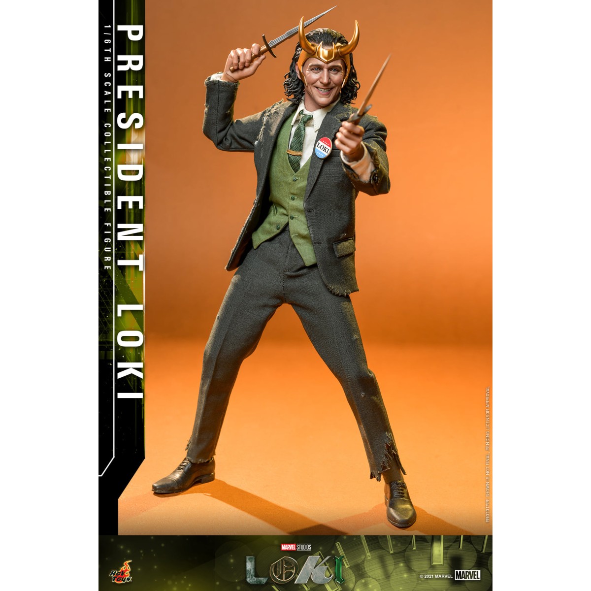 Hot toys TMS061 - Präsident LOKI 1/6 - Disney +