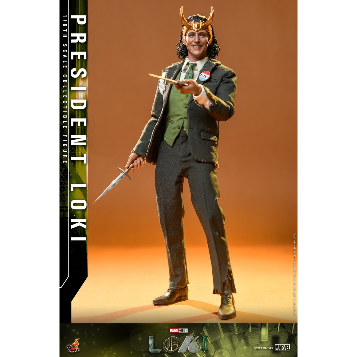 Hot toys TMS061 - Präsident LOKI 1/6 - Disney +