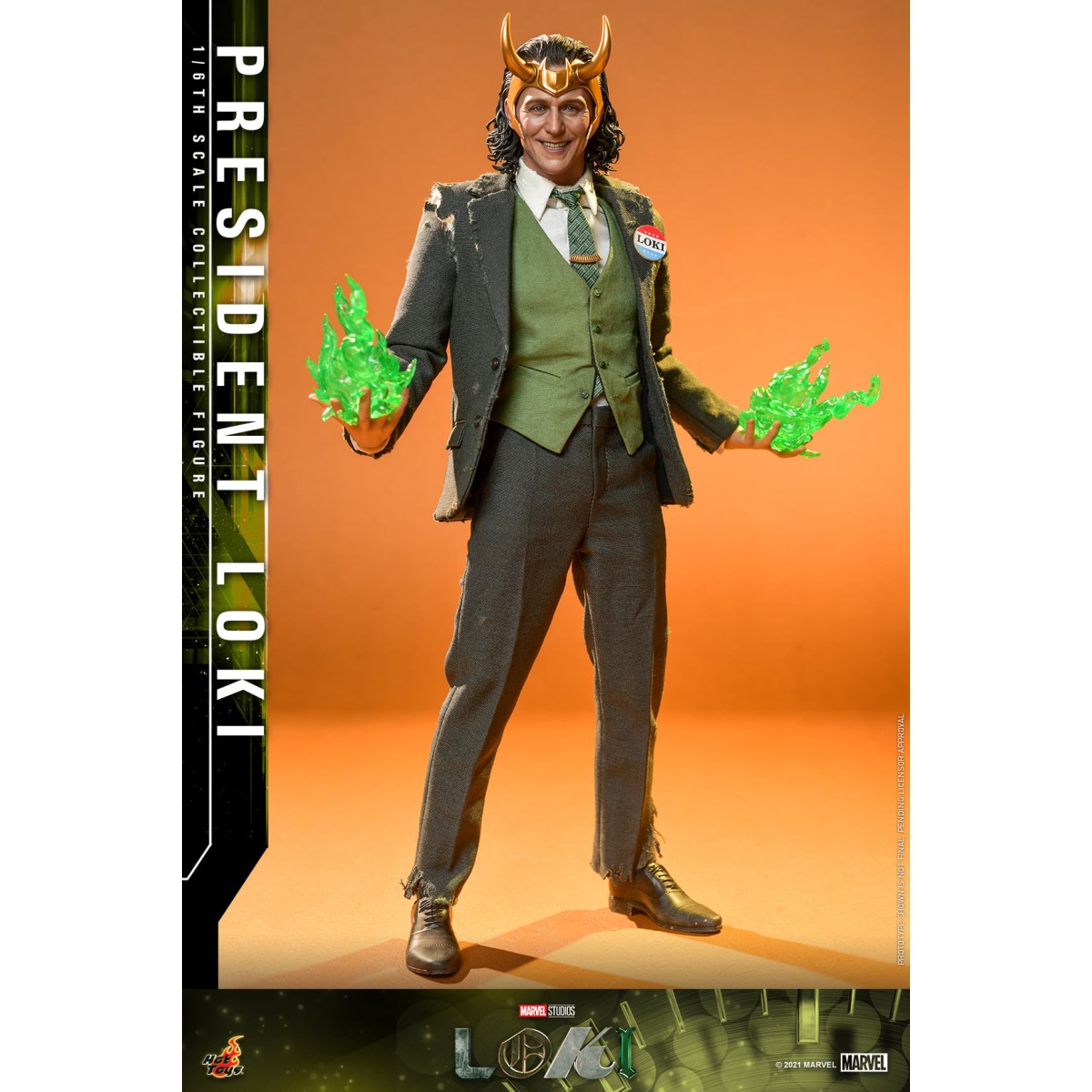 Hot toys TMS061 - Präsident LOKI 1/6 - Disney +