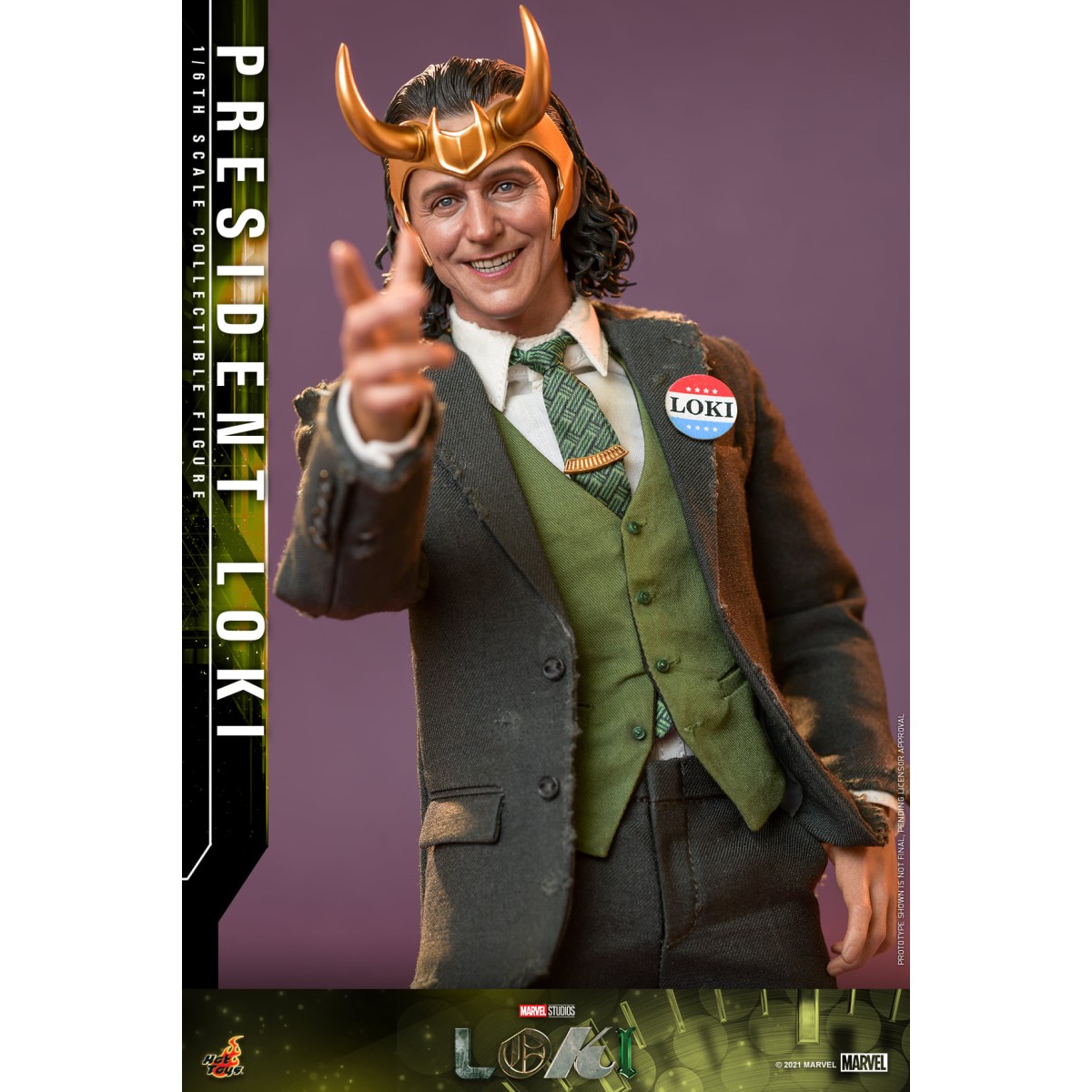 Hot toys TMS061 - Präsident LOKI 1/6 - Disney +