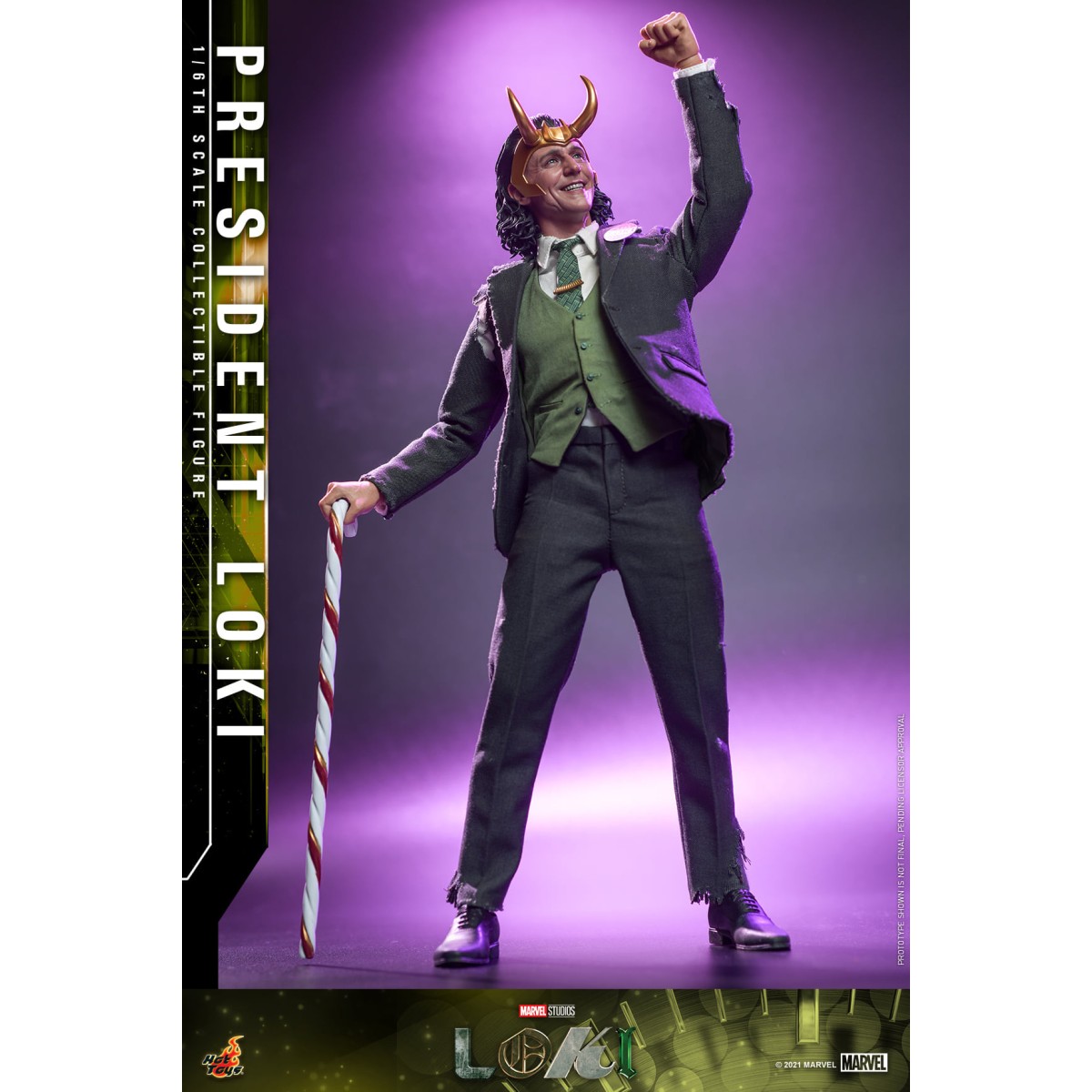 Hot toys TMS061 - Präsident LOKI 1/6 - Disney +