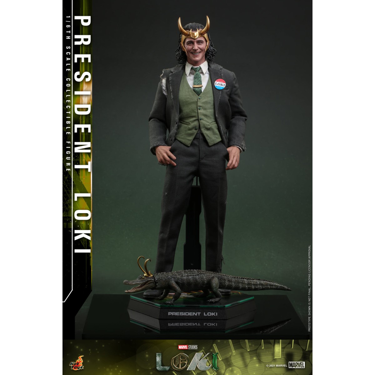 Hot toys TMS061 - Präsident LOKI 1/6 - Disney +