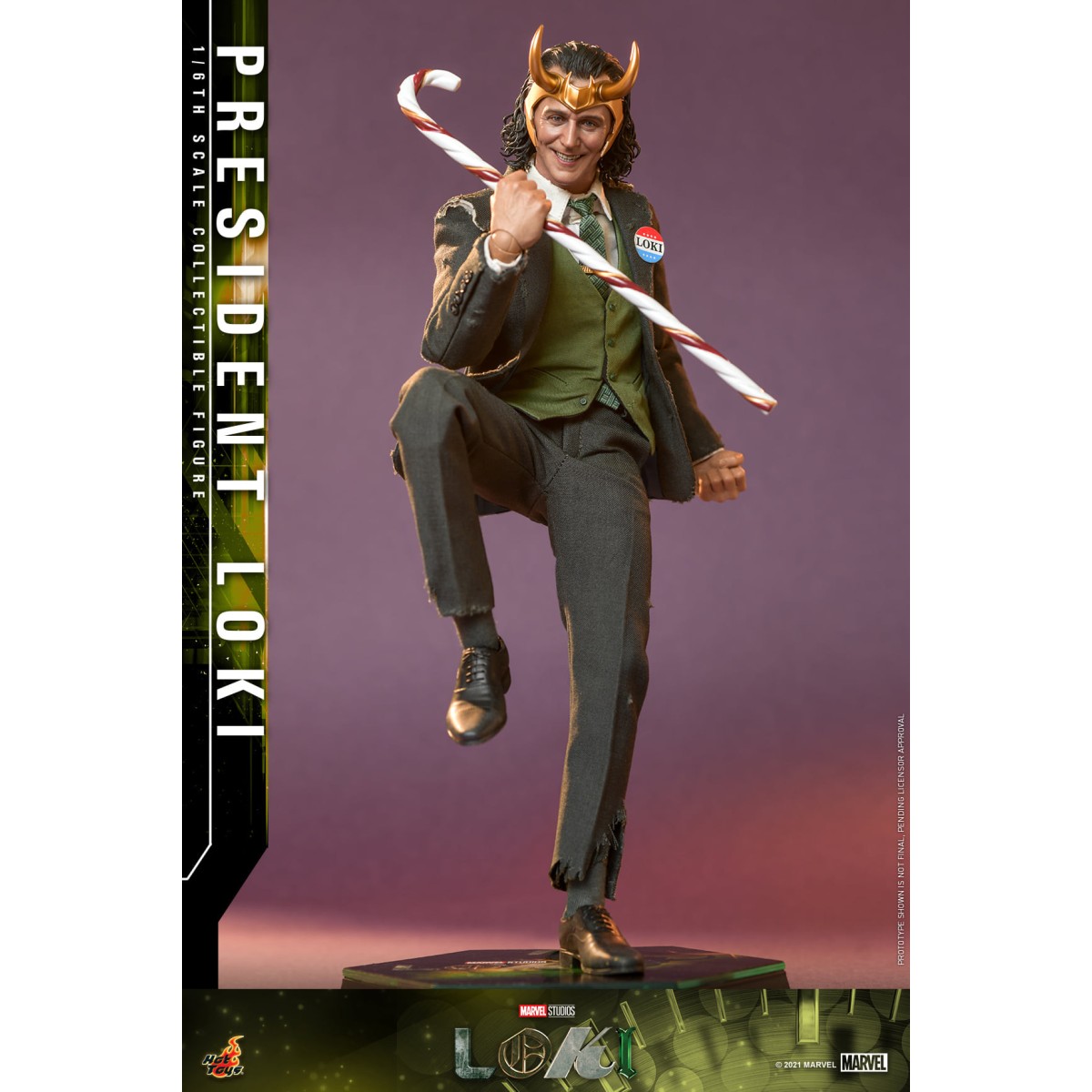 Hot toys TMS061 - Präsident LOKI 1/6 - Disney +