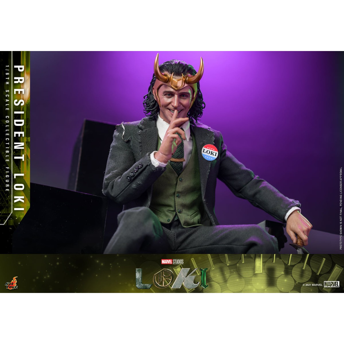 Hot toys TMS061 - Präsident LOKI 1/6 - Disney +