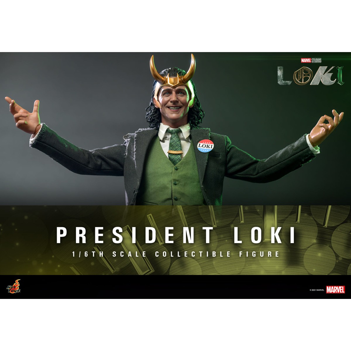 Hot toys TMS061 - Präsident LOKI 1/6 - Disney +
