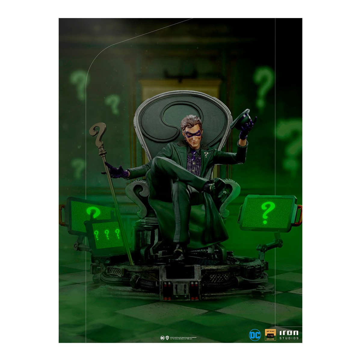 Iron Studios - The Riddler Deluxe - DC Comics Serie 7 - Art Scale 1/10