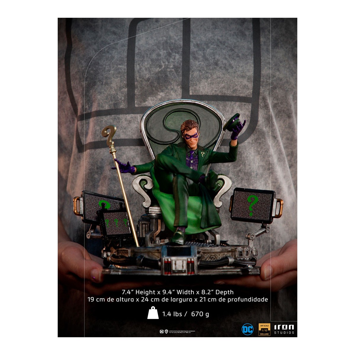 Iron Studios - The Riddler Deluxe - DC Comics Serie 7 - Art Scale 1/10