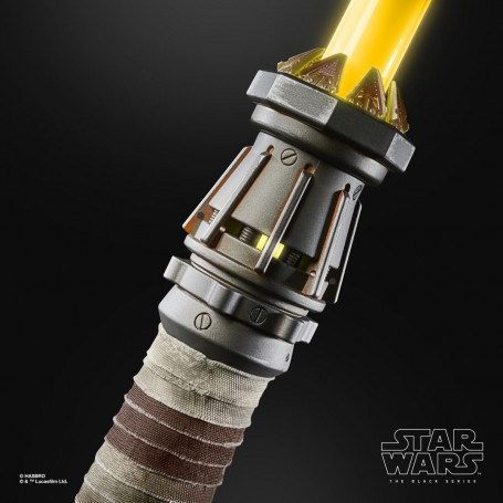 Hasbro - Schwert Rei Force Fx Lightsaber - Black Serie Replica Elite Version