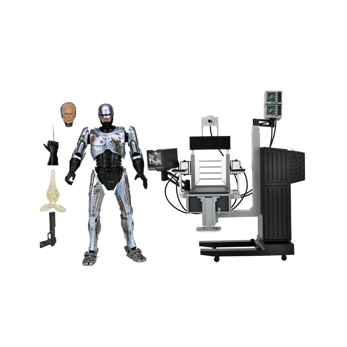 Neca - RoboCop - Ultimate Battle Beschädigter RoboCop mit Stuhl