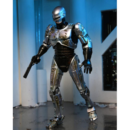 Neca - RoboCop - Ultimate Battle Beschädigter RoboCop mit Stuhl