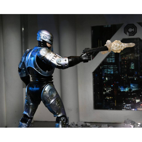 Neca - RoboCop - Ultimate Battle Beschädigter RoboCop mit Stuhl