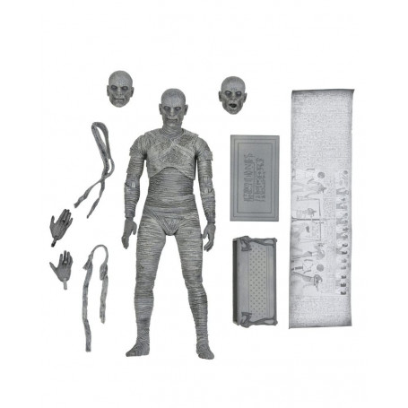 NECA - Ultimate The Mummy Black & White Version - Universal Monsters