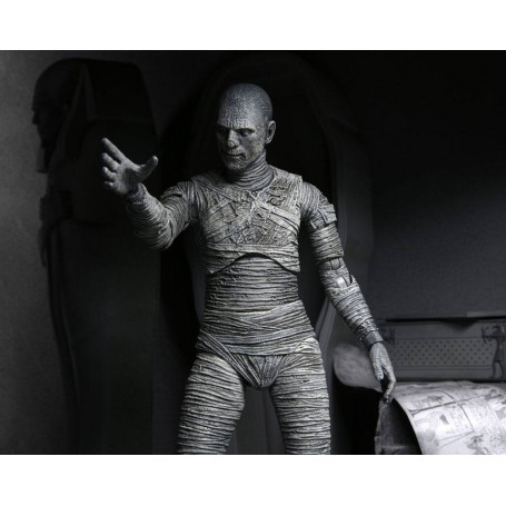 NECA - Ultimate The Mummy Black & White Version - Universal Monsters