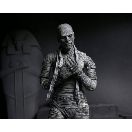 NECA - Ultimate The Mummy Black & White Version - Universal Monsters