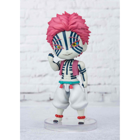 Bandai figurine Figuarts MINI - AKAZA - Demon Slayer KIMETSU NO YAIBA