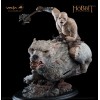 Weta Statue Hobbit Azog The Defiler on Warg