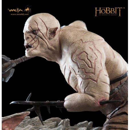 Weta Statue Hobbit Azog The Defiler on Warg