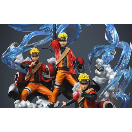Hex Collectibles - Uzumaki Naruto Senjutsu Futon RasenShuriken - Naruto Shippuden Statue 1/8 