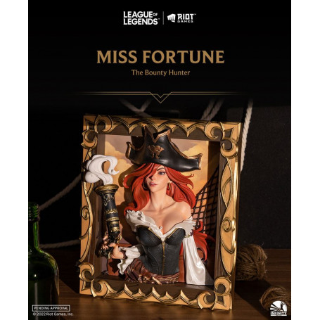 Infinity Studio - 3D-Rahmen The Bounty Hunter Miss Fortune - League of Legends