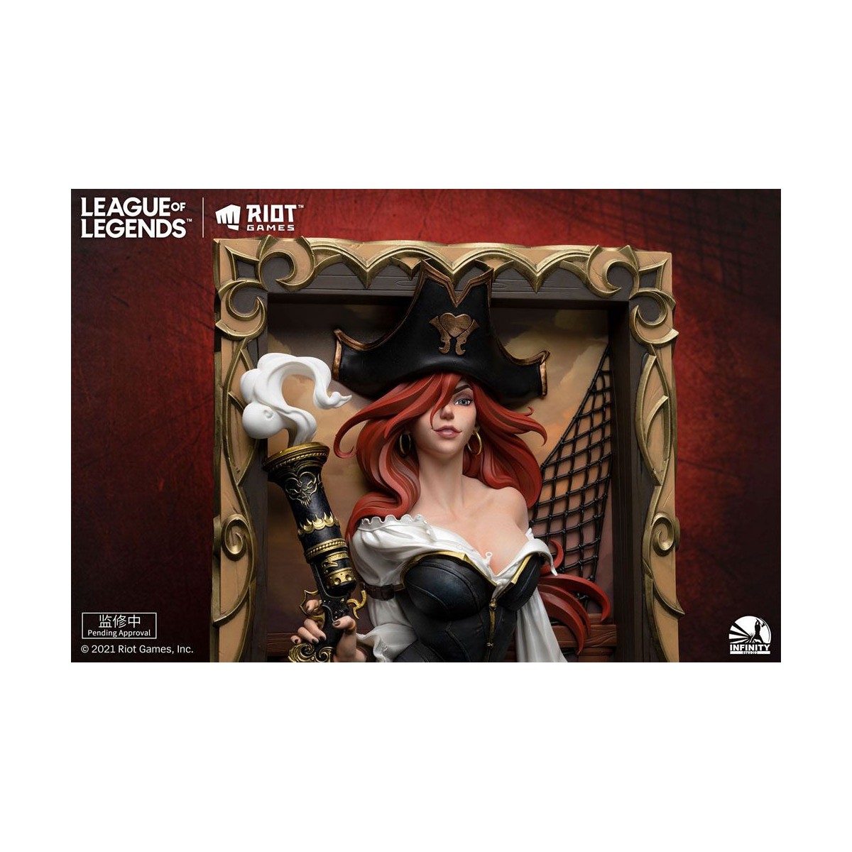 Infinity Studio - 3D-Rahmen The Bounty Hunter Miss Fortune - League of Legends