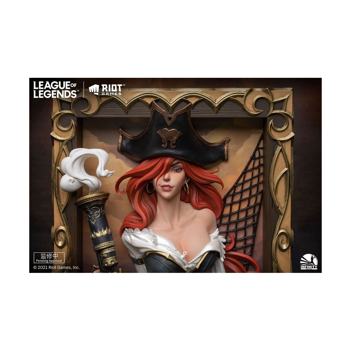 Infinity Studio - 3D-Rahmen The Bounty Hunter Miss Fortune - League of Legends