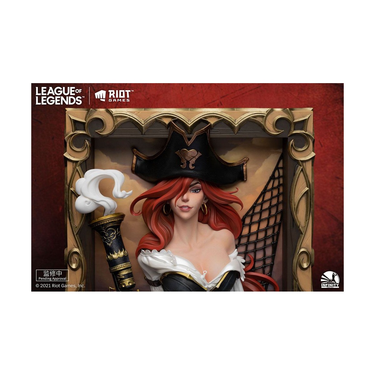 Infinity Studio - 3D-Rahmen The Bounty Hunter Miss Fortune - League of Legends